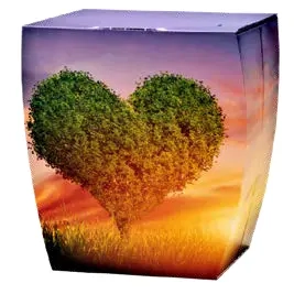 Urne Biodégrable Coeur Urne Biodégrable Coeur